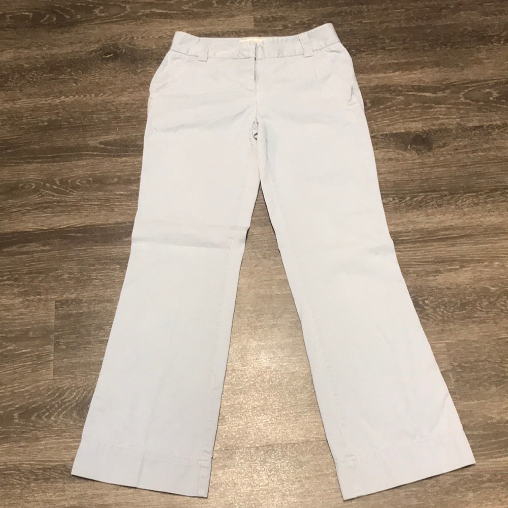 J Crew Favorite Fit light Blue Chinos 2R